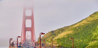 ASTRO 2025: Advancing the Frontier of Personalized Cancer Care. Golden Gate Bridge view at foggy morning, San Francisco, California,