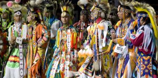 Cancer Type and Incidence Among American Indians and Alaska Natives Varies Significantly by Region National Pow Wow Grass Dancers (2007). The grass dance or Omaha dance is a style of modern Native American men's pow wow dancing originating in the warrior societies on the Northern Great Plains. Unlike most forms of pow wow dancing, the grass dance regalia generally has no feathers besides the occasional roach feather. Verizon Center; Washington, DC. Courtesy: Smithsonian Institute/Cynthia Frankenburg.